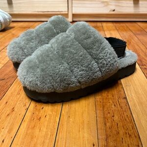 UGG Super Fluff Slipper (green)